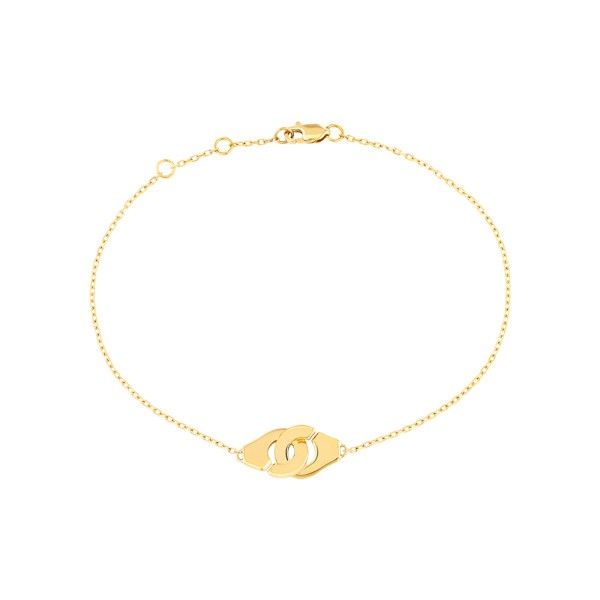 Bracelet Dinh Van Menottes R8 en or jaune