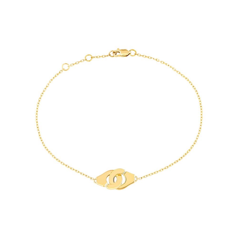 Bracelet Dinh Van Menottes R8 en or jaune - SOLDAT PL