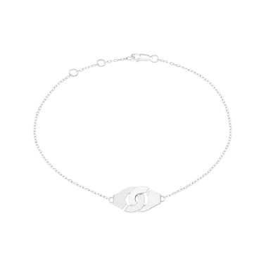 Bracelet Dinh Van Menottes R8 en or blanc