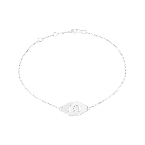 Bracelet Dinh Van Menottes R8 en or blanc