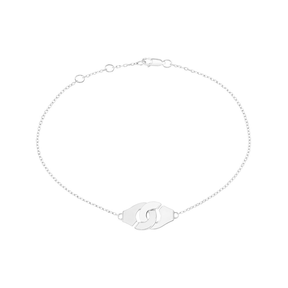 Bracelet Dinh Van Menottes R8 en or blanc - SOLDAT