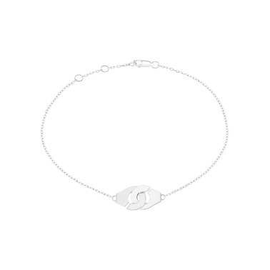 Bracelet Dinh Van Menottes R8 en or blanc