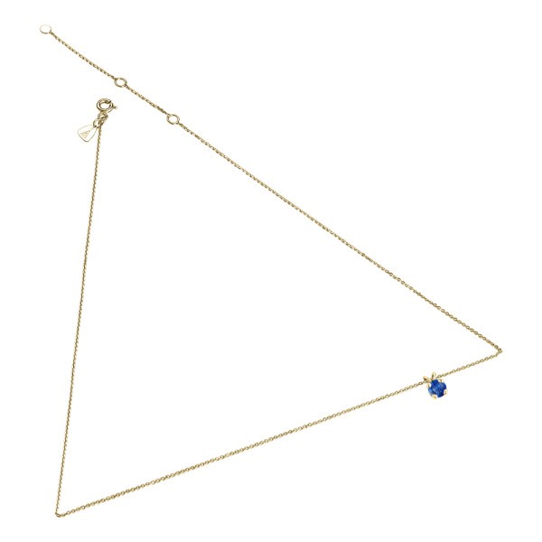 Collier Lepage Présage en or jaune et saphir