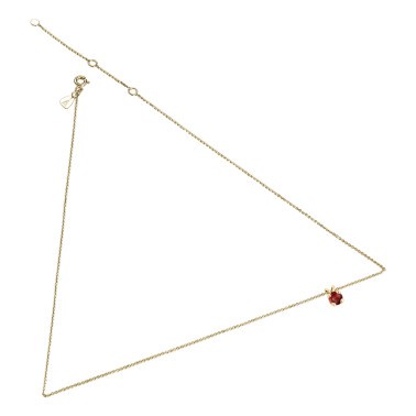 Collier Lepage Présage en or jaune et rubis