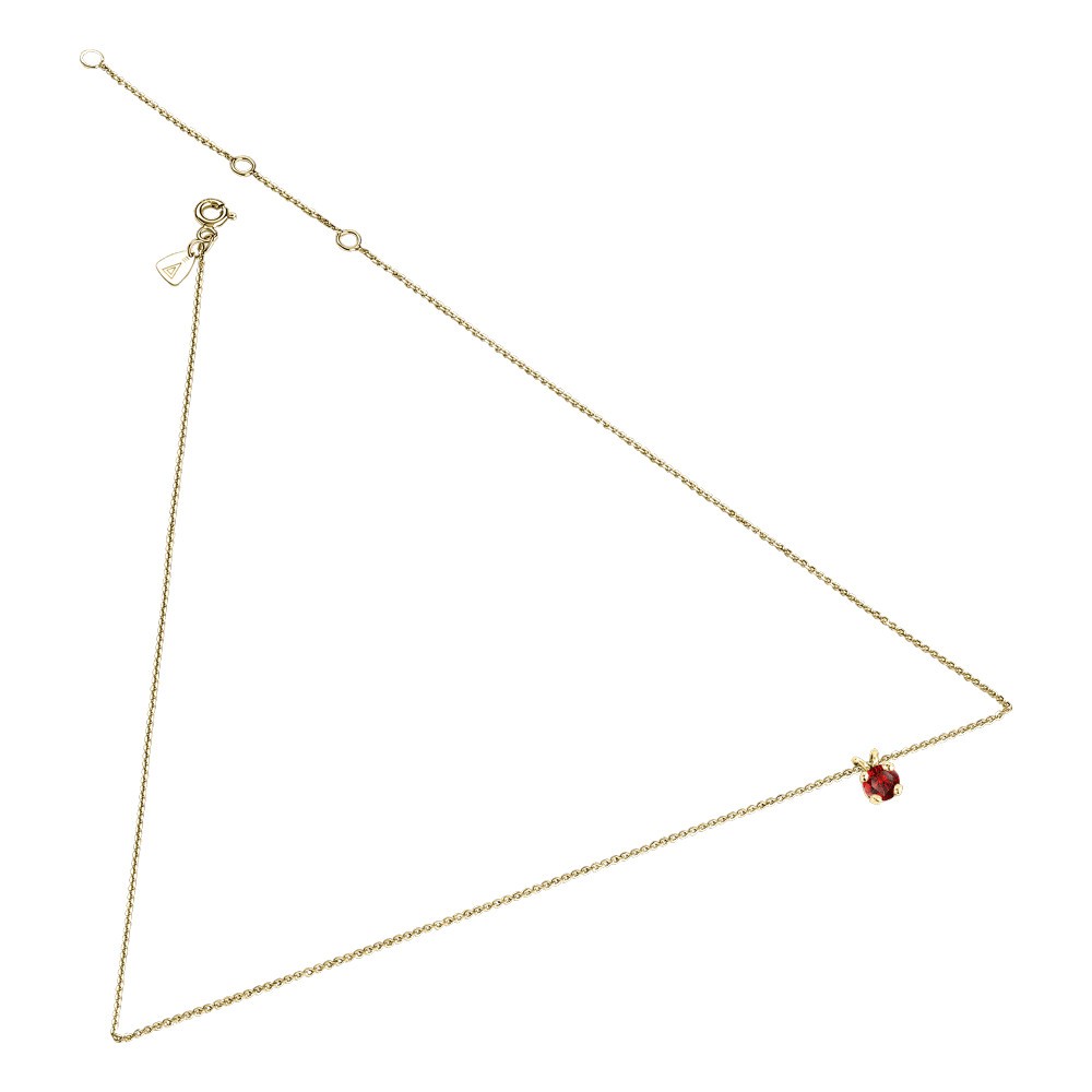 Collier Lepage Présage en or jaune et rubis