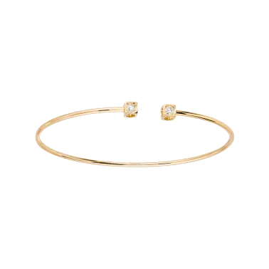 Bracelet Dinh Van Le Cube Diamant petit modèle en or jaune et diamants - SOLDAT
