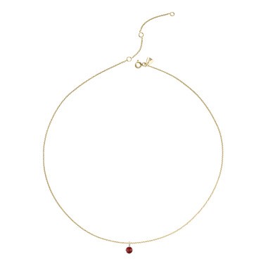 Collier Lepage Comtesse en or jaune rubis et diamants