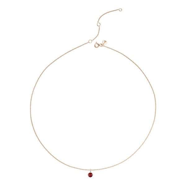 Collier Lepage Comtesse en or rose rubis et diamants