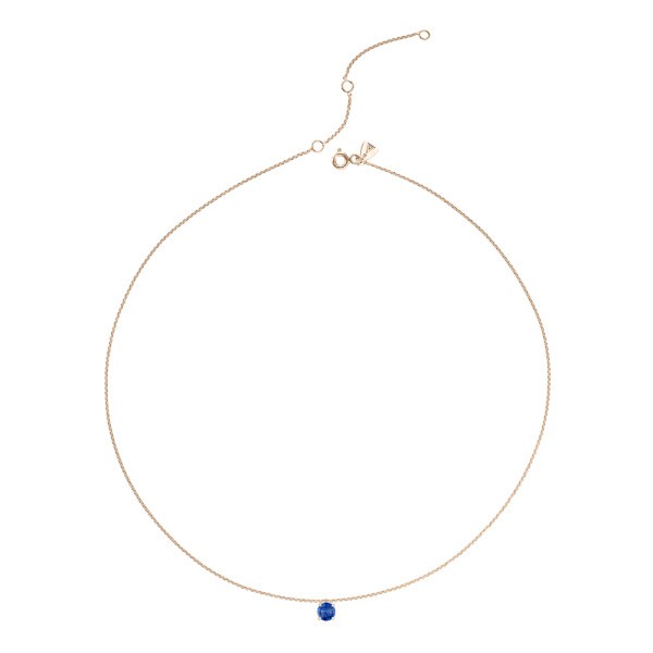 Collier Lepage Chéri en or rose et saphir
