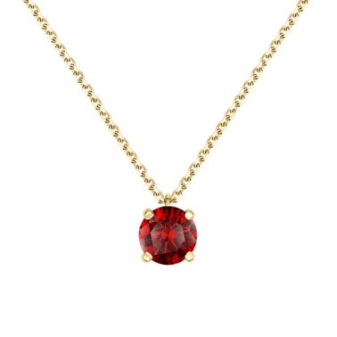 Collier Lepage Chéri en or jaune et rubis