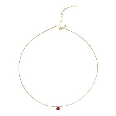 Collier Lepage Chéri en or jaune et rubis