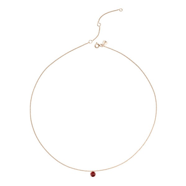 Collier Lepage Chéri en or rose et rubis