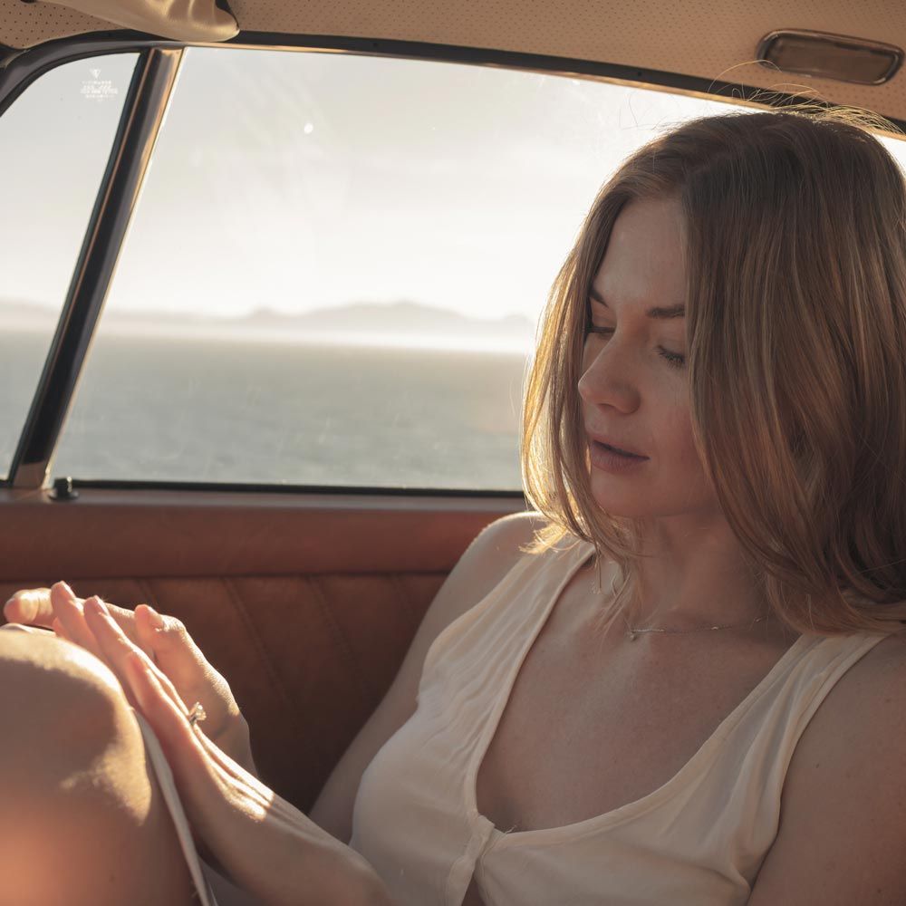 Collier Lepage Chéri en or rose et saphir