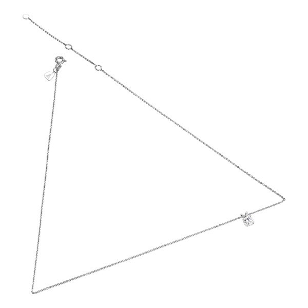 Collier Lepage Présage en or blanc et diamant