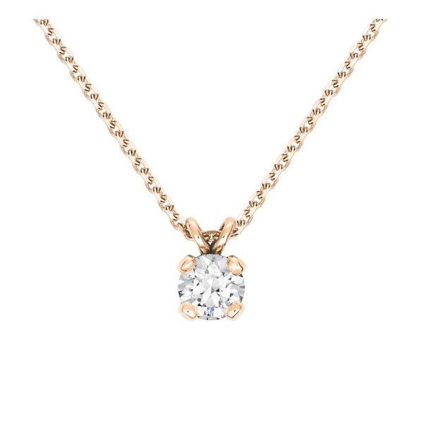 Collier Lepage Présage en or rose et diamant