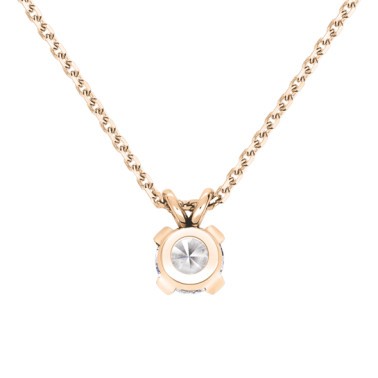 Collier Lepage Présage en or rose et diamant