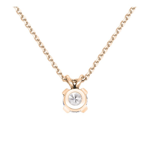 Collier Lepage Présage en or rose et diamant