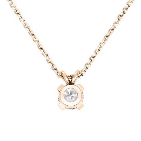 Collier Lepage Présage en or rose et diamant