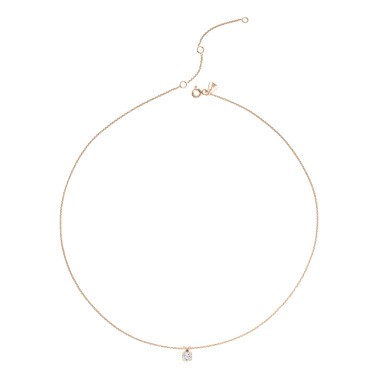 Collier Lepage Présage en or rose et diamant