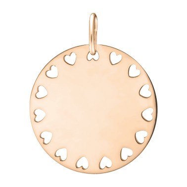 Médaille Lepage Colette Amour en or rose