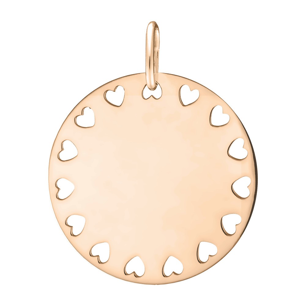 Médaille Lepage Colette Amour en or rose