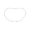 Collier Dinh Van Le Cube Diamant petit modèle en or blanc et diamants - SOLDAT PL