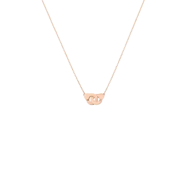 Collier Dinh Van Menottes R8 en or rose - SOLDAT PL