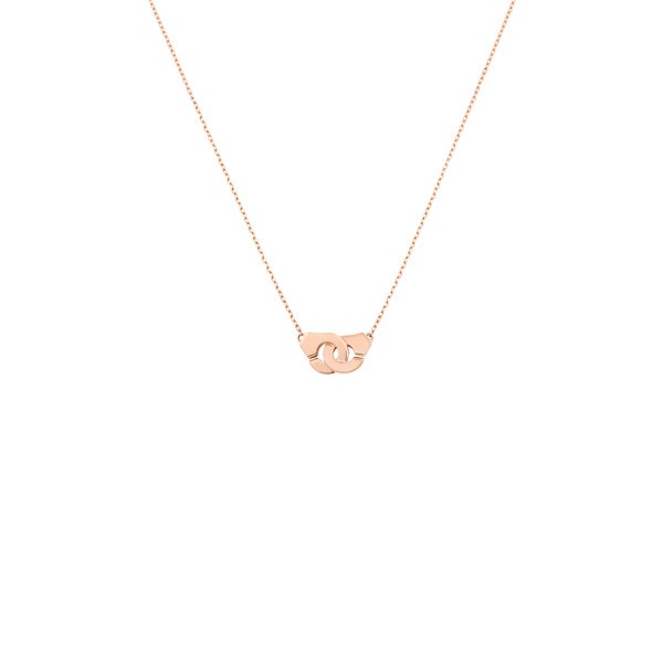 Collier Dinh Van Menottes R8 en or rose - SOLDAT PL