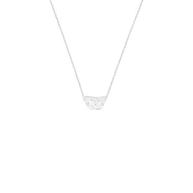 Collier Dinh Van Menottes R8 en or blanc - SOLDAT PL