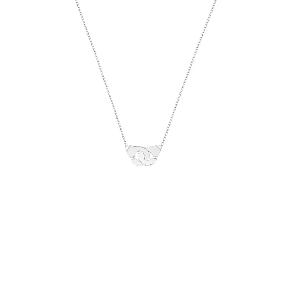 Collier Dinh Van Menottes R8 en or blanc - SOLDAT PL