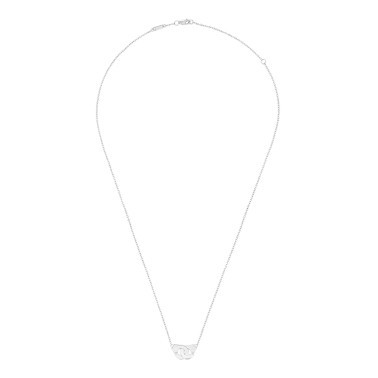 Collier Dinh Van Menottes R8 en or blanc - FULL
