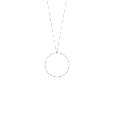 Collier Ginette NY Circle en or blanc - Soldat_PL