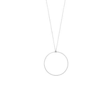 Collier Ginette NY Circle en or blanc - Soldat_PL