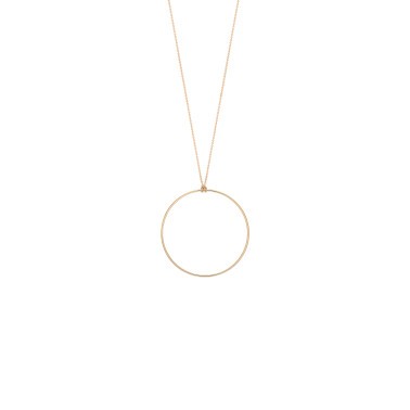 Collier Ginette NY Circle en or rose - Soldat_PL