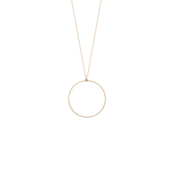 Collier Ginette NY Circle en or rose - Soldat_PL