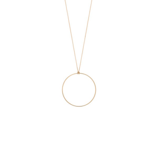 Collier Ginette NY Circle en or rose