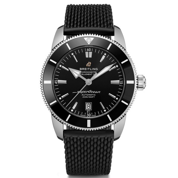 Montre Breitling Superocean Heritage B20 Automatic cadran noir bracelet Aero Classic noir 46 mm