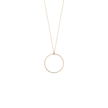 Collier Ginette NY Baby Circle en or rose