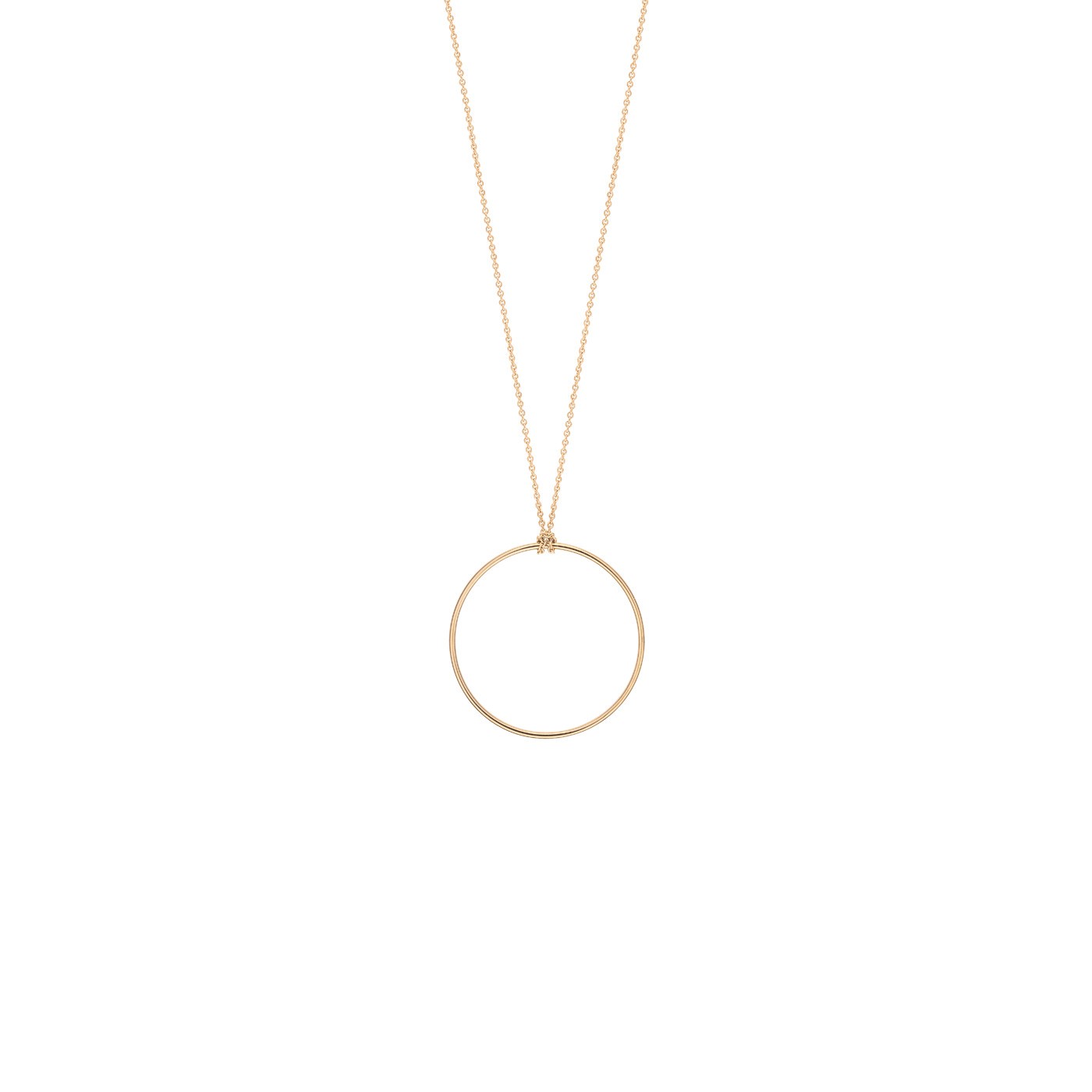 Collier Ginette NY Baby Circle en or rose - Soldat
