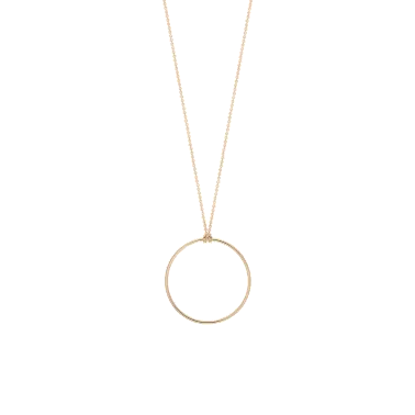Collier Ginette NY Baby Circle en or rose - Soldat_PL