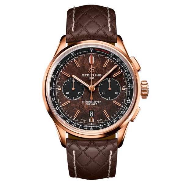 Montre Breitling Premier B01 Chronograph édition limitée Bentley Centenary or rouge 42 mm