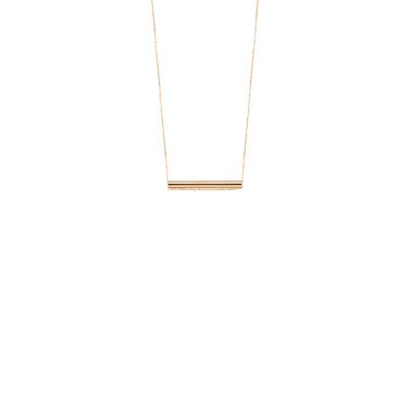 Collier Ginette NY Straw en or rose - Soldat_PL