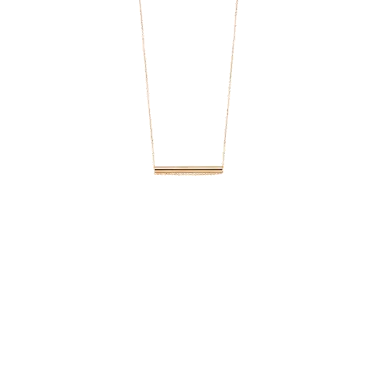 Collier Ginette NY Straw en or rose - Soldat_PL