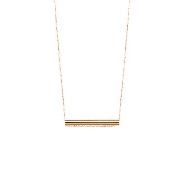 Collier Ginette NY Straw en or rose - Soldat