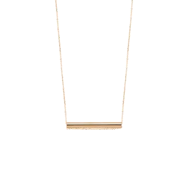 Collier Ginette NY Straw en or rose - Soldat