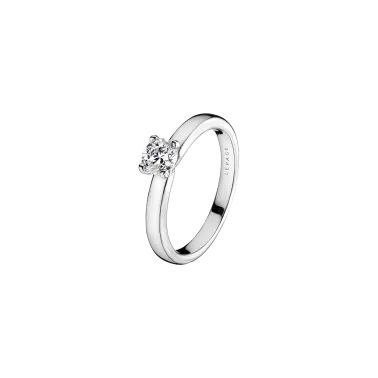 Solitaire Evidence Lepage Evidence en or blanc diamant brillant - Soldat_PL