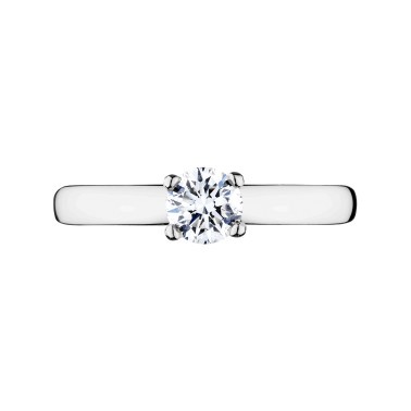 Lepage Evidence engagement ring in white gold and diamond