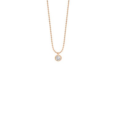 Collier Ginette NY Lonely Diamonds en rose et diamant - Soldat_PL