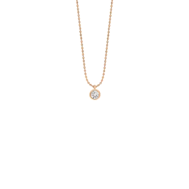 Collier Ginette NY Lonely Diamonds en rose et diamant - Soldat_PL
