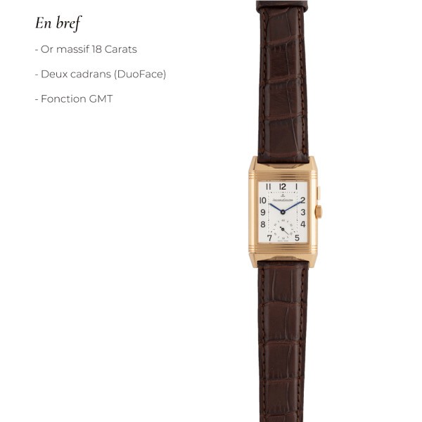 Jaeger LeCoultre Reverso Duoface or rose